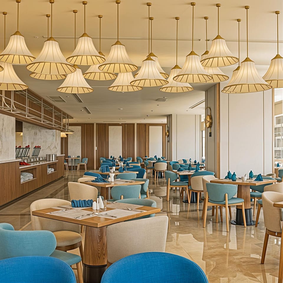 Restaurant/places to eat, Living room, Banquet/Function facilities, Seating area, Breakfast