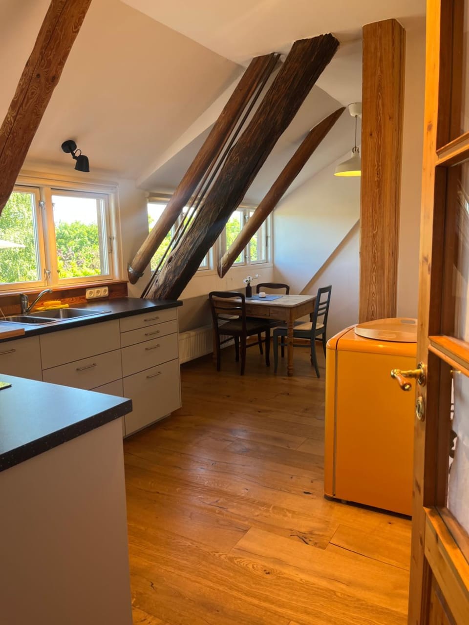 Gemütliches Schwalbennest, Resthof, Dachterrasse in Schaalseenähe Apartment in Schleswig-Holstein