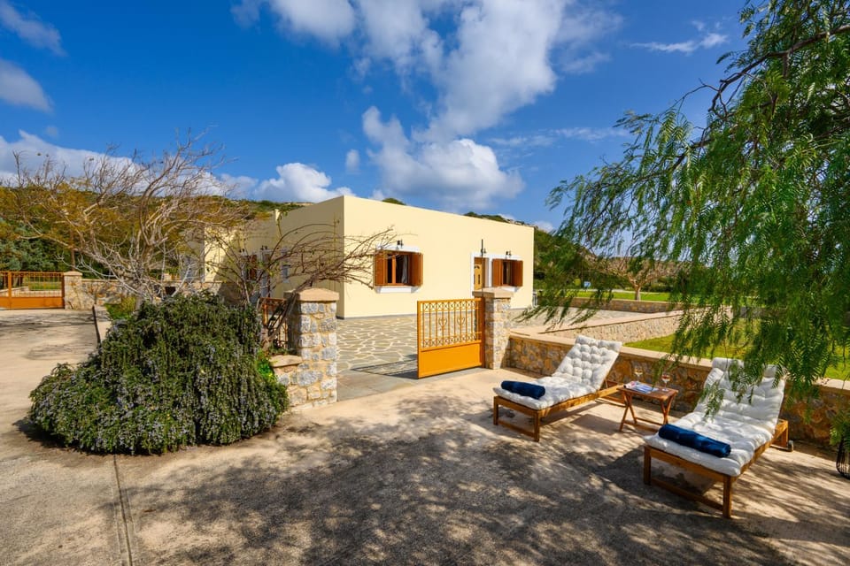 Property building, Patio, Day, Garden view, sunbed