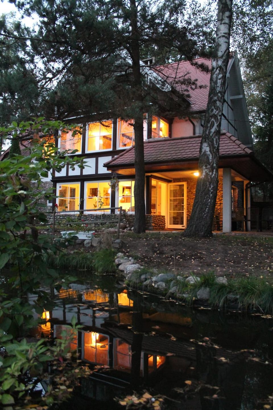 Facade/entrance, Night, Autumn, On site
