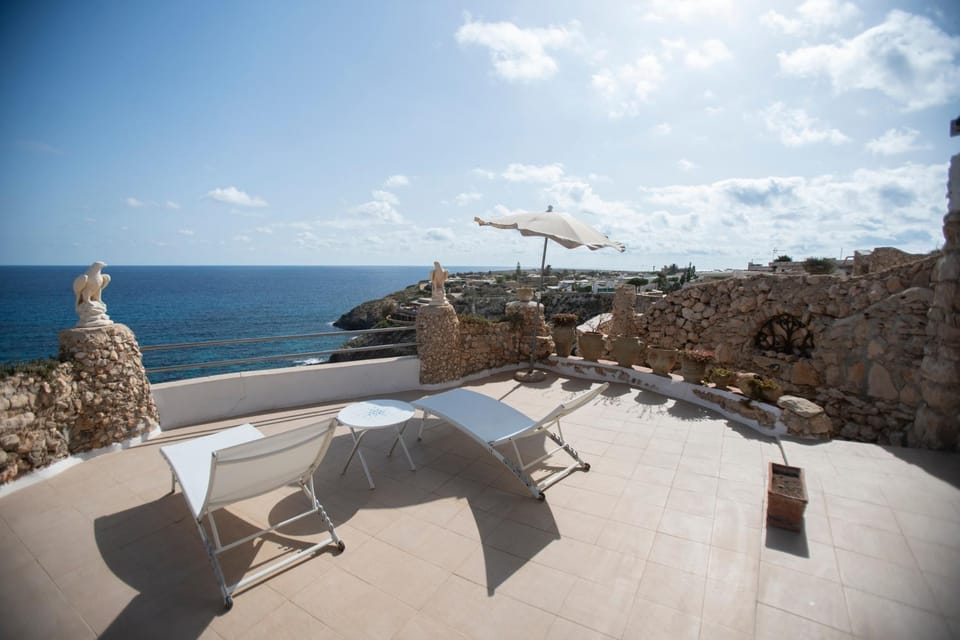 Patio, View (from property/room), Balcony/Terrace, Sea view, sunbed