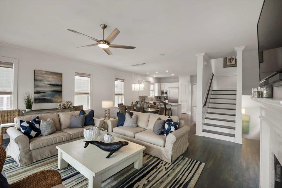 Beach House with Heated Pool 100 Steps from Beach House in Rosemary Beach