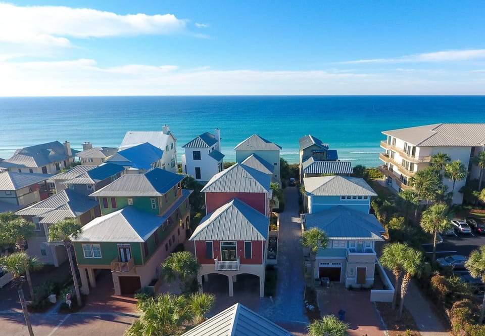 Beach House with Heated Pool 100 Steps from Beach House in Rosemary Beach