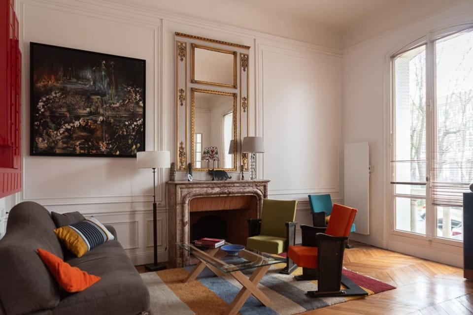 Spacious nest with terrace near Batignolles Apartment in Levallois-Perret