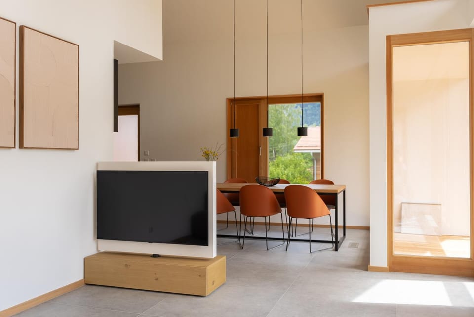 TV and multimedia, Balcony/Terrace, Living room, Dining area