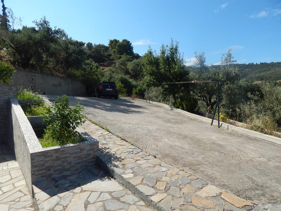 Patio, Day, Summer, On site, Mountain view, Sea view