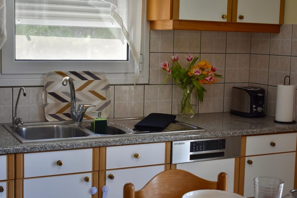 dishwasher, toaster, kitchen
