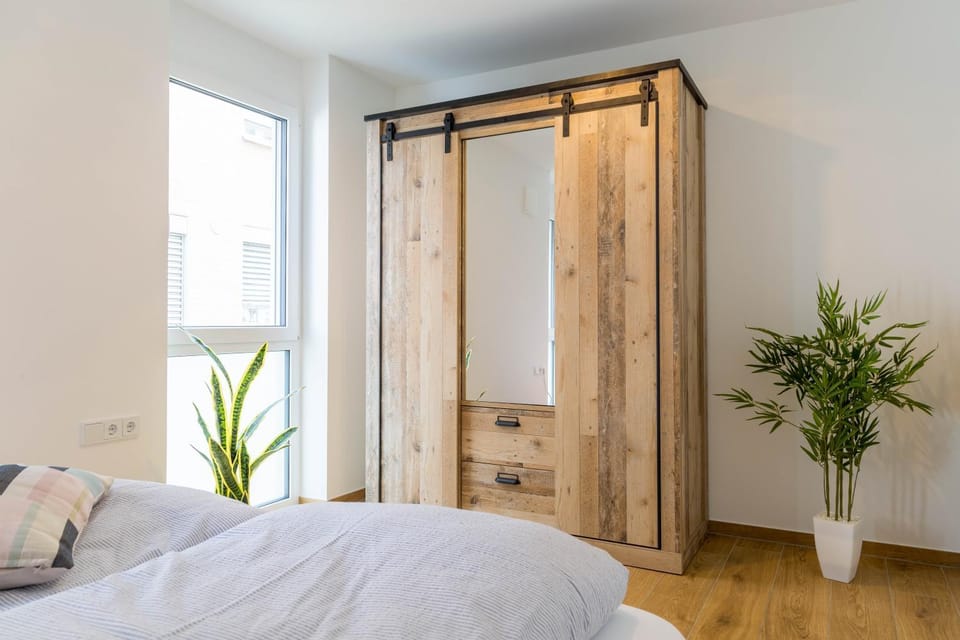 Bed, Bedroom, wardrobe