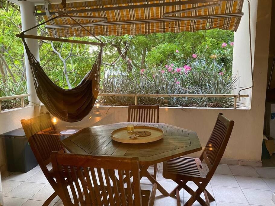 Patio, Day, View (from property/room), Dining area, Garden view