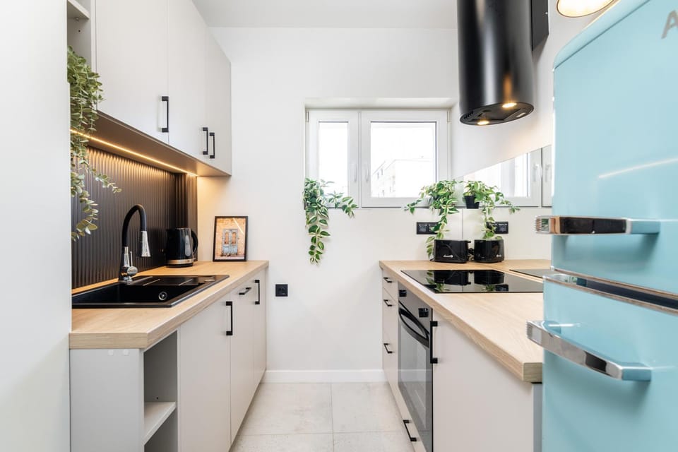 Blue Matcha Premium Apartment Okopowa Apartment in Warsaw
