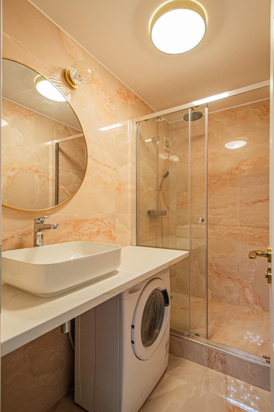 Shower, Bathroom, washing machine
