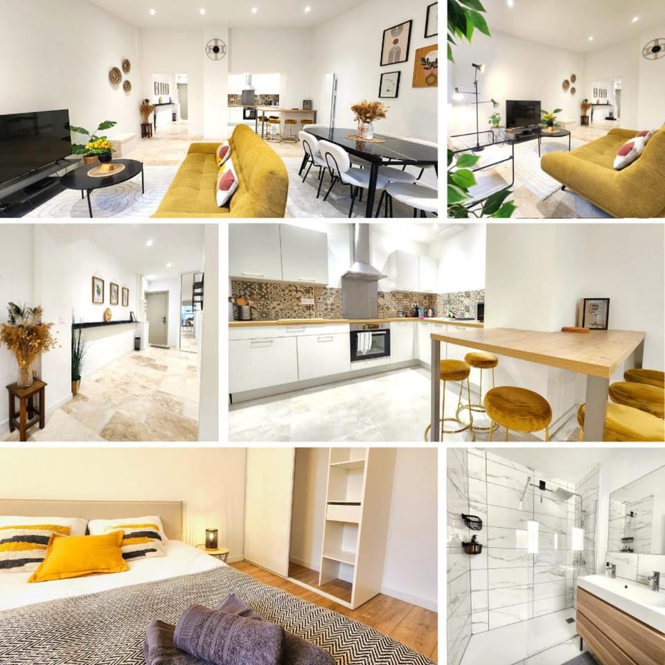 Bed, Bathroom, Living room, Photo of the whole room, Bedroom, kitchen