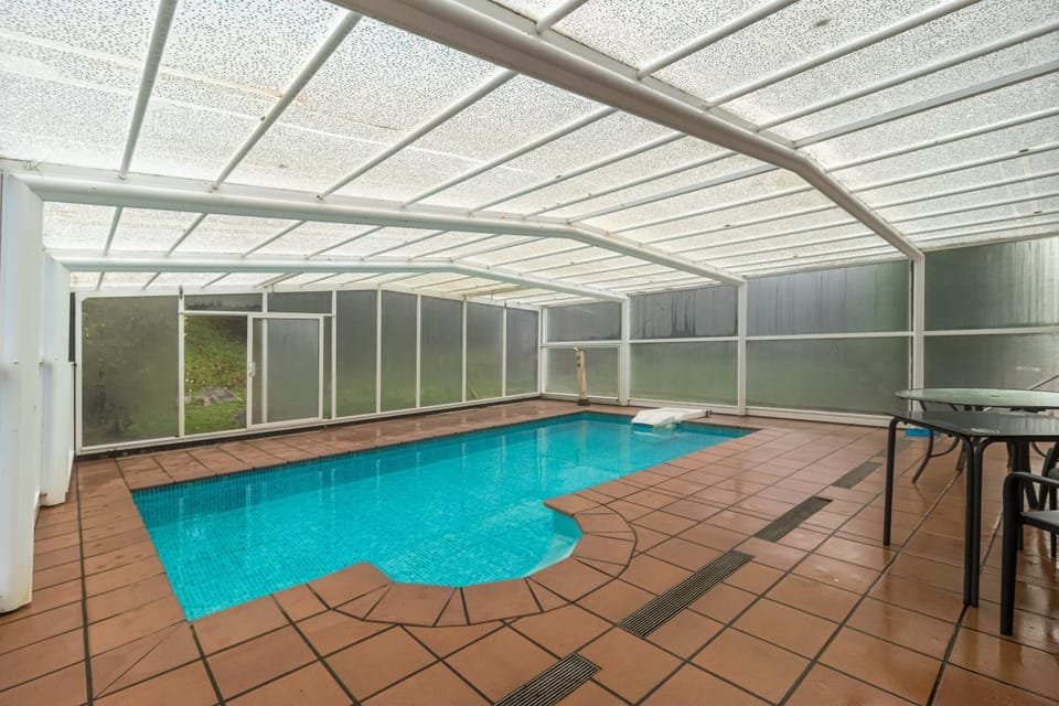 Property building, Living room, Swimming pool