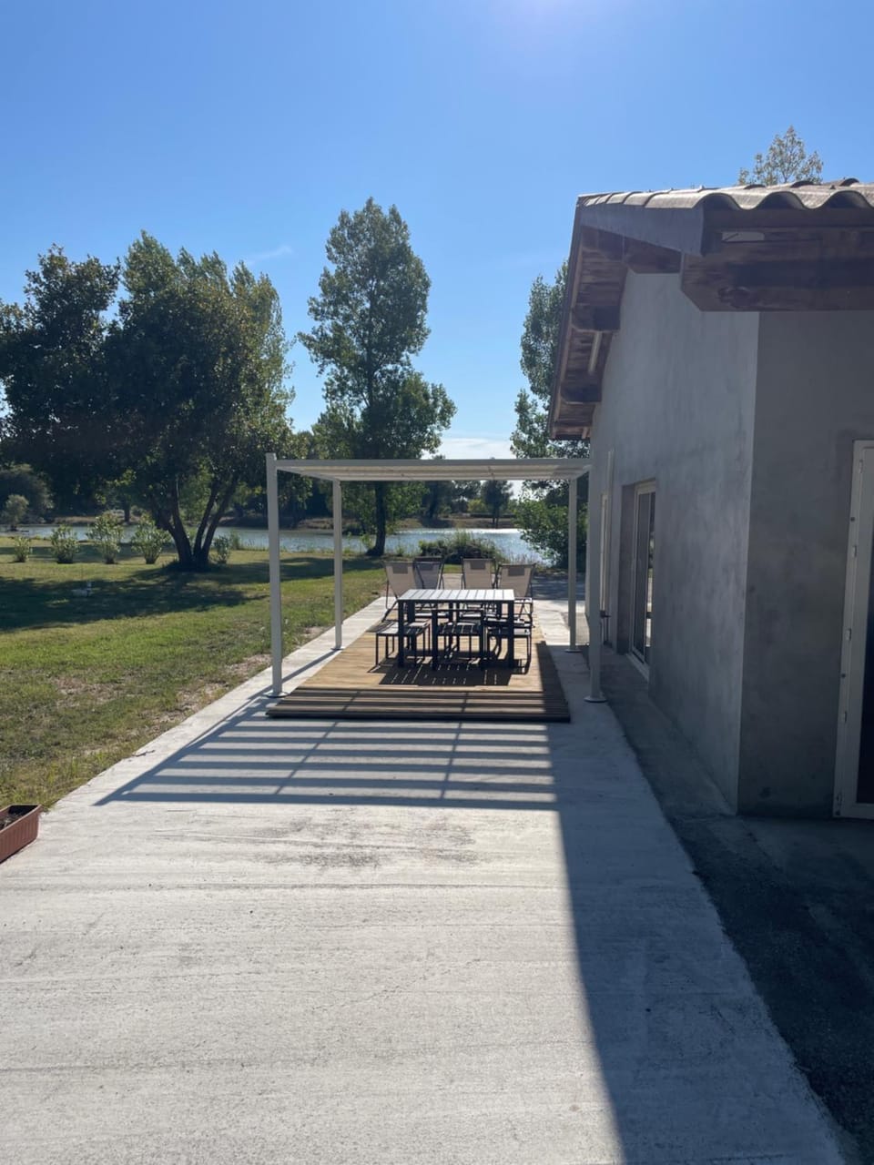 Property building, Patio