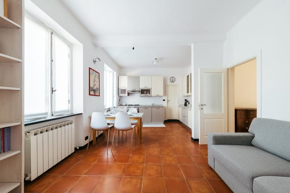Kitchen or kitchenette, Living room, Dining area