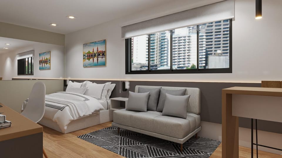 FARIA LIMA, PINHEIROS Estação a 600 metros - ESTUDIOS e Apto de 1QR 1B Completos, Modernos, Aconchegantes - Iguatemi Stay B Apartment in Sao Paulo City