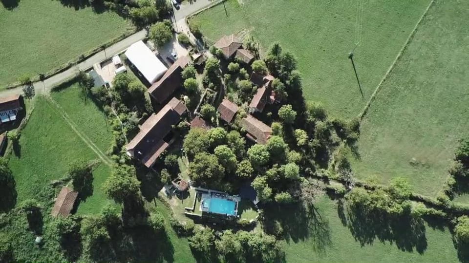 Property building, Bird's eye view, Pool view, Swimming pool