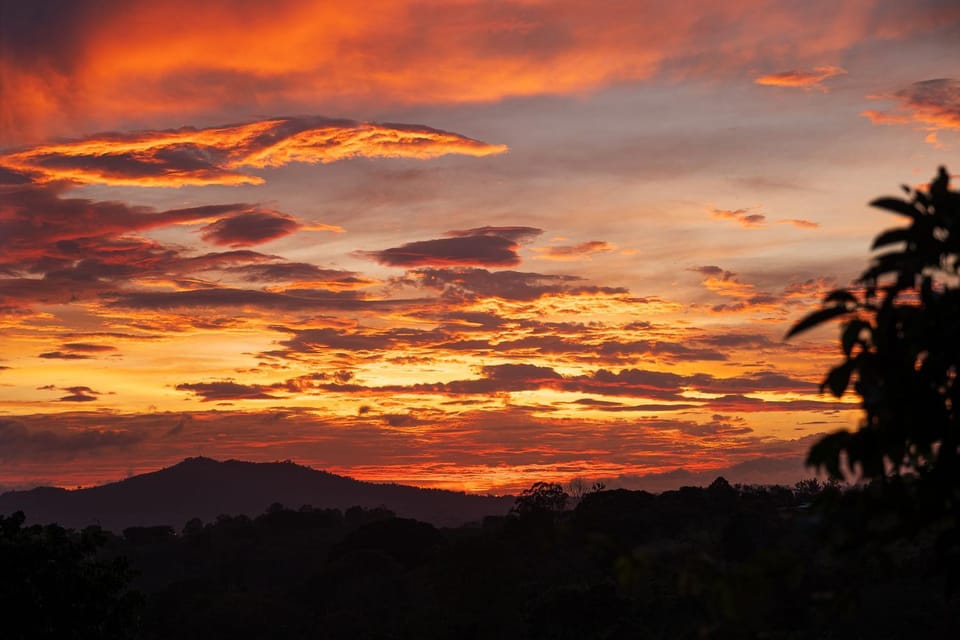 Mountain view, Sunset