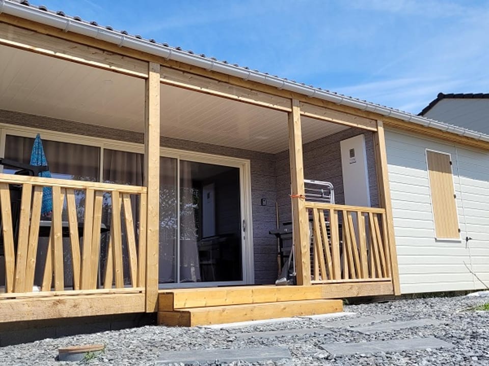 Chalet 2 chambres au calme avec terrasse en Bretagne - FR-1-783-15 Chalet in Brittany