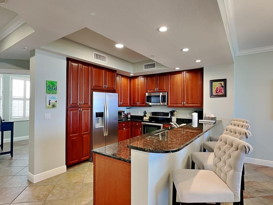 Kitchen or kitchenette, Seating area, furniture, air conditioner