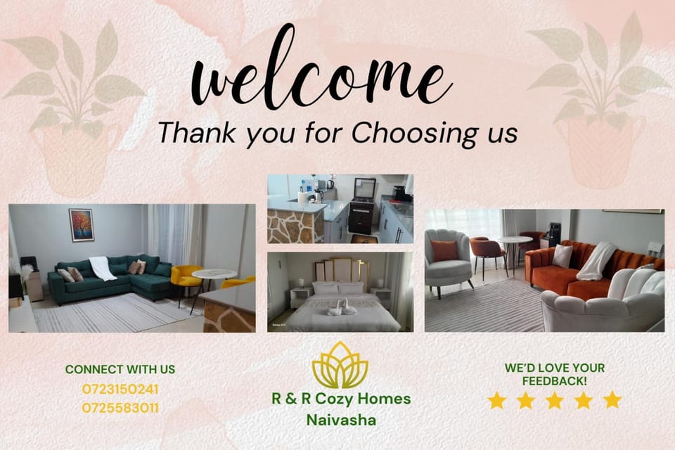 R&R Cozy Homes - one bedroom NAIVASHA, Kenyatta Avenue Apartment in Kenya