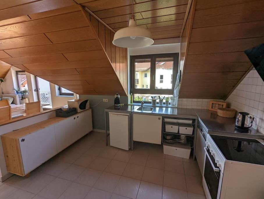 Ferienoase mit Dachterrasse nahe Sankt Leoner See Apartment in Baden-Württemberg