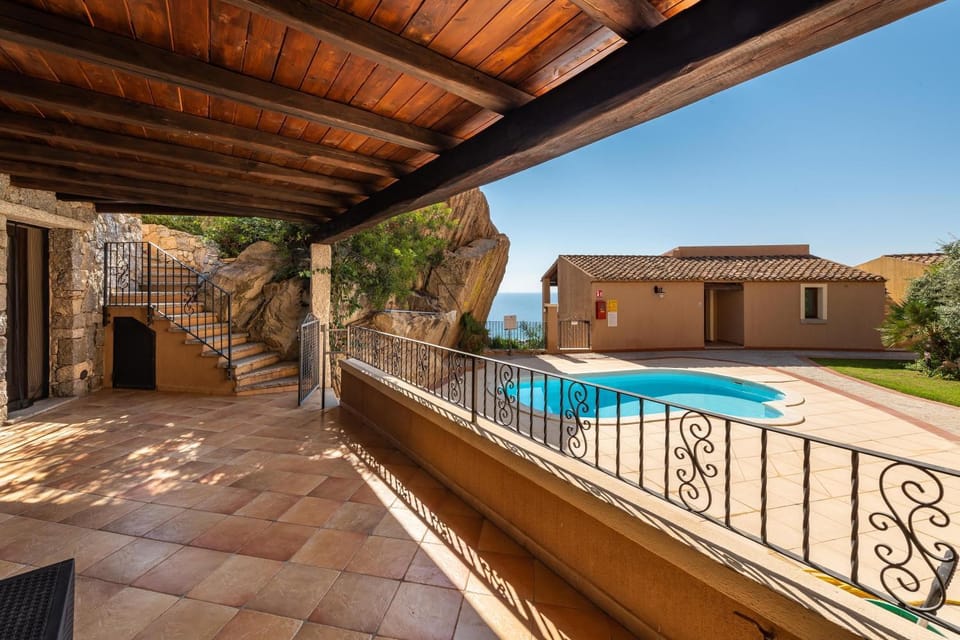 Property building, Living room, Swimming pool