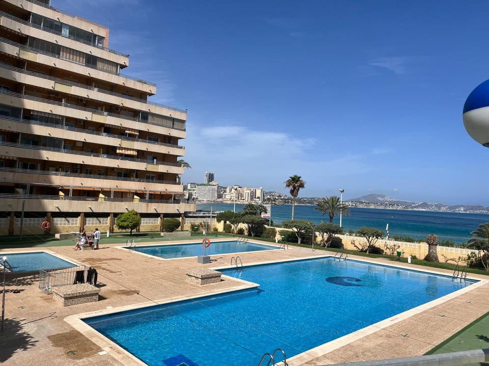 Property building, Day, Natural landscape, Beach, Pool view, Sea view, Swimming pool, sunbed