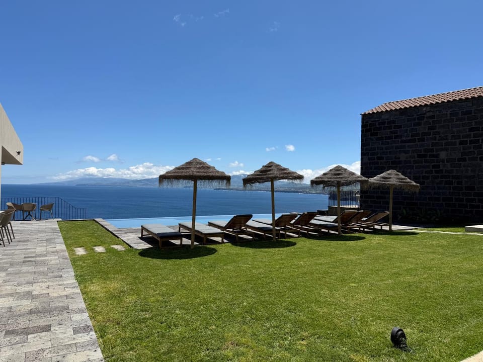 Natural landscape, Pool view, Sea view, Swimming pool, sunbed