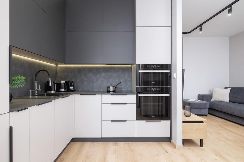 Coffee/tea facilities, Kitchen or kitchenette, Living room, Seating area, minibar, pet friendly, stove