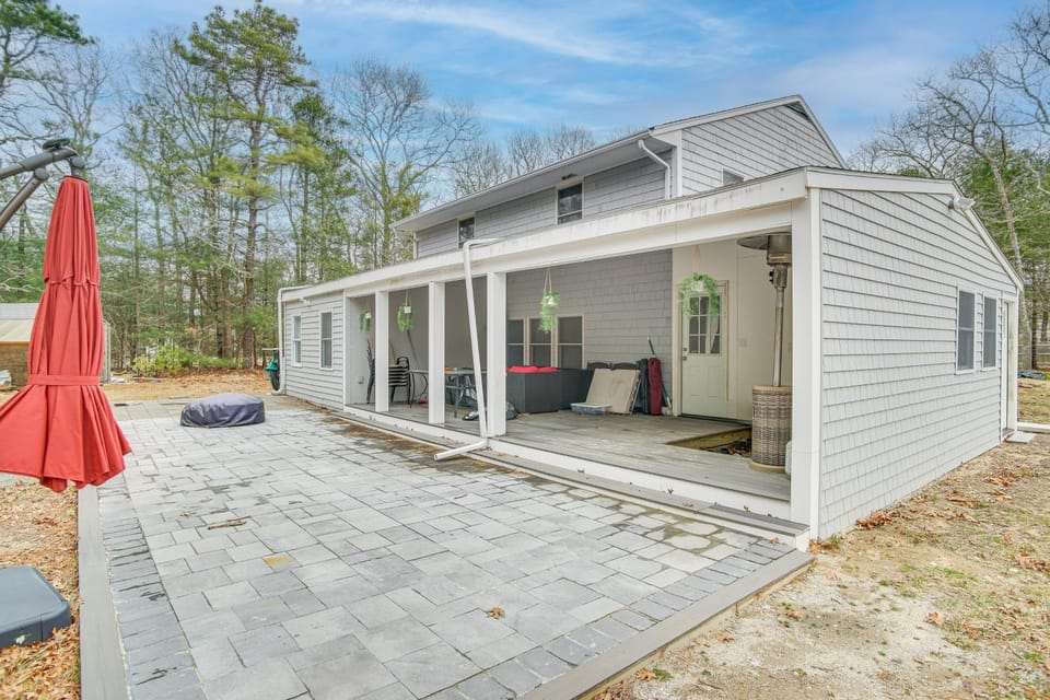 2 Mi to Beach: Falmouth Group Getaway w/ Game Room House in East Falmouth