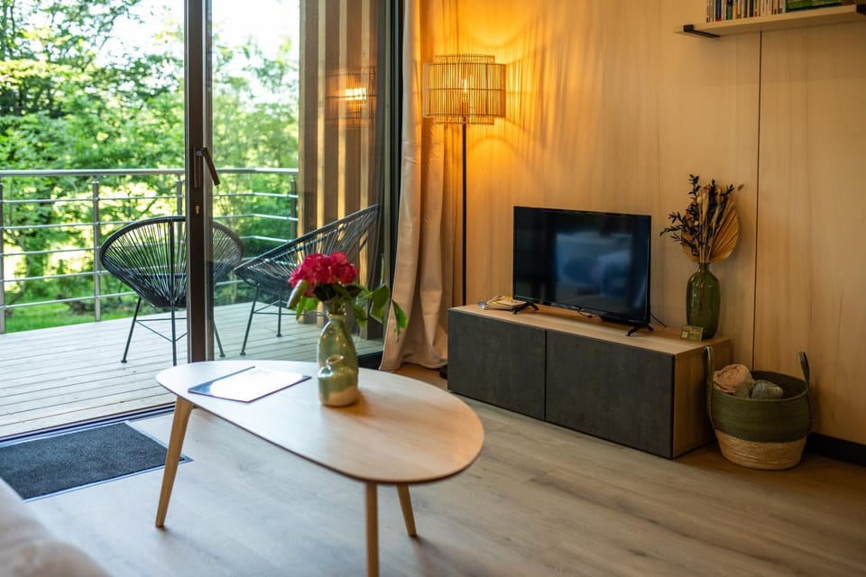 Garden, TV and multimedia, View (from property/room), Balcony/Terrace, Living room, Seating area, Garden view