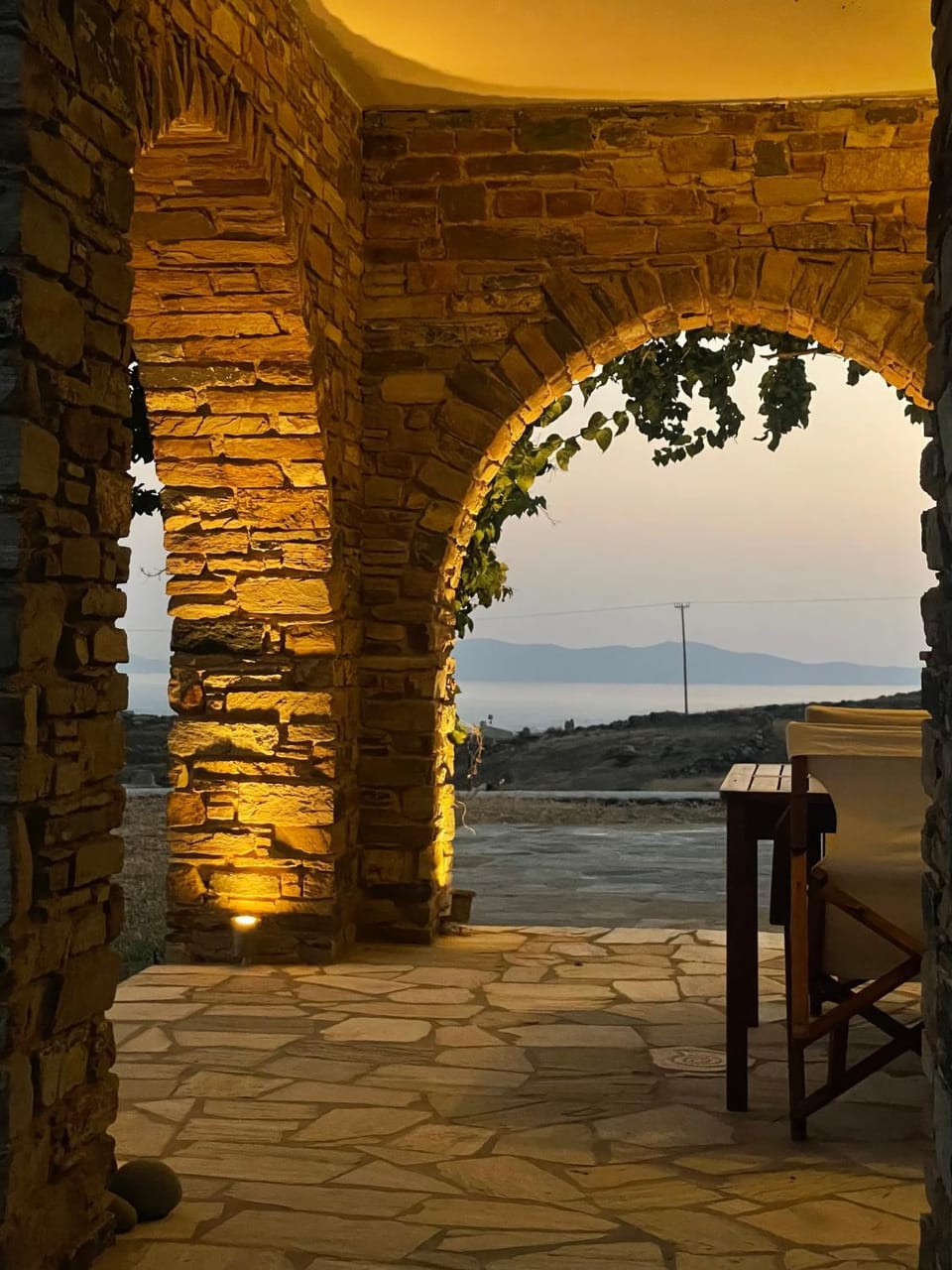 Nightsky Tinos Villa w Unrestricted View House in Decentralized Administration of the Aegean