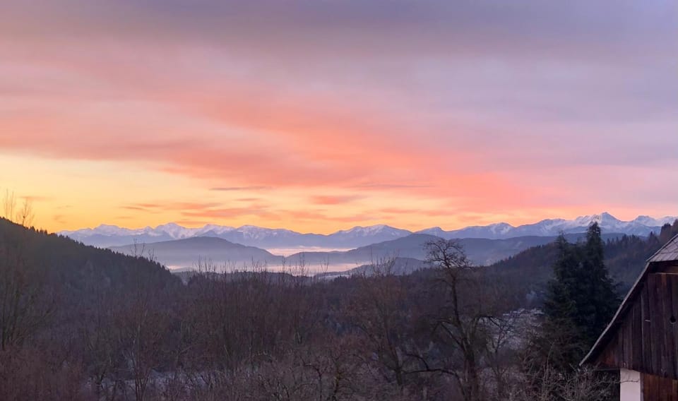 Natural landscape, View (from property/room), View (from property/room), Mountain view, Sunset