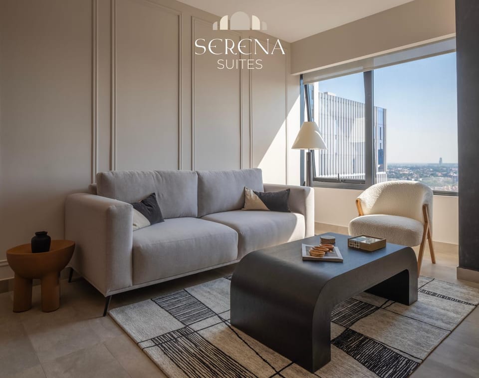 TV and multimedia, Living room, Seating area, City view