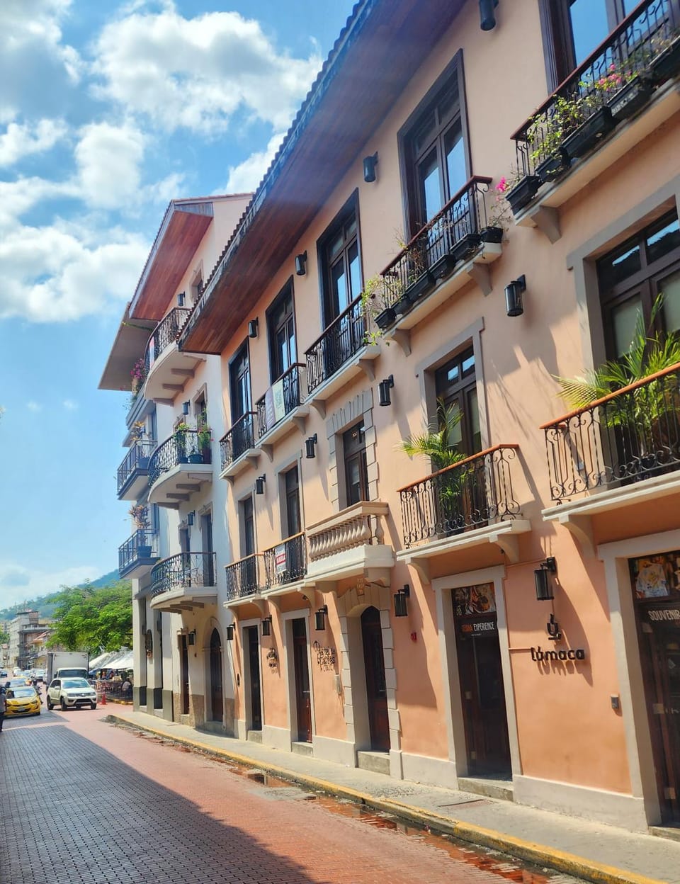 Quiet street view