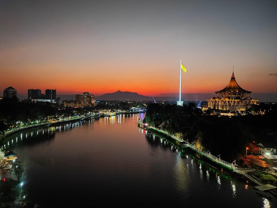 Nearby landmark, Night, Landmark view, River view, Sunset