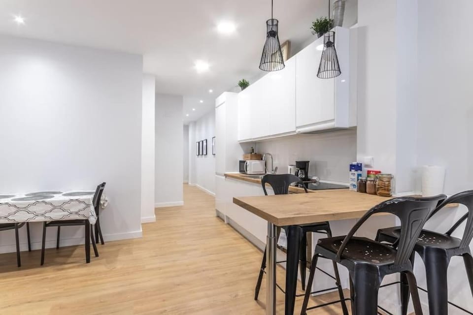 Kitchen or kitchenette, stove, toaster