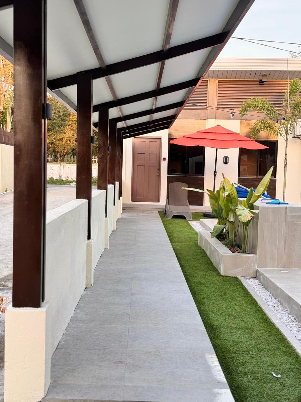 Property building, Patio