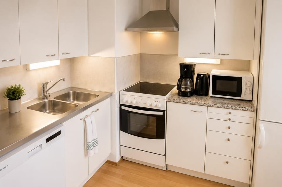 Kitchen or kitchenette, kitchen