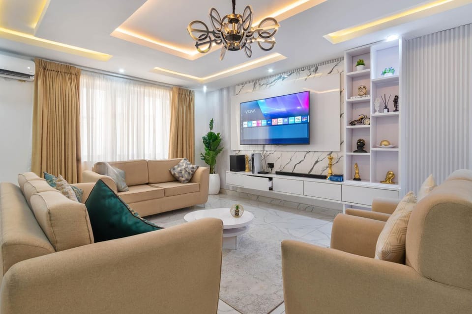 Living room, Evening entertainment, air conditioner