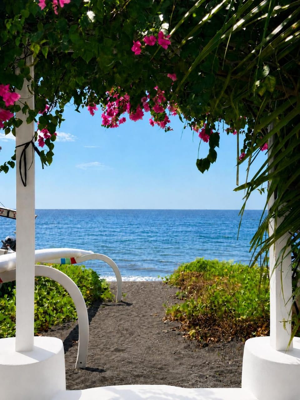 Natural landscape, Garden, Beach, Garden view, Sea view