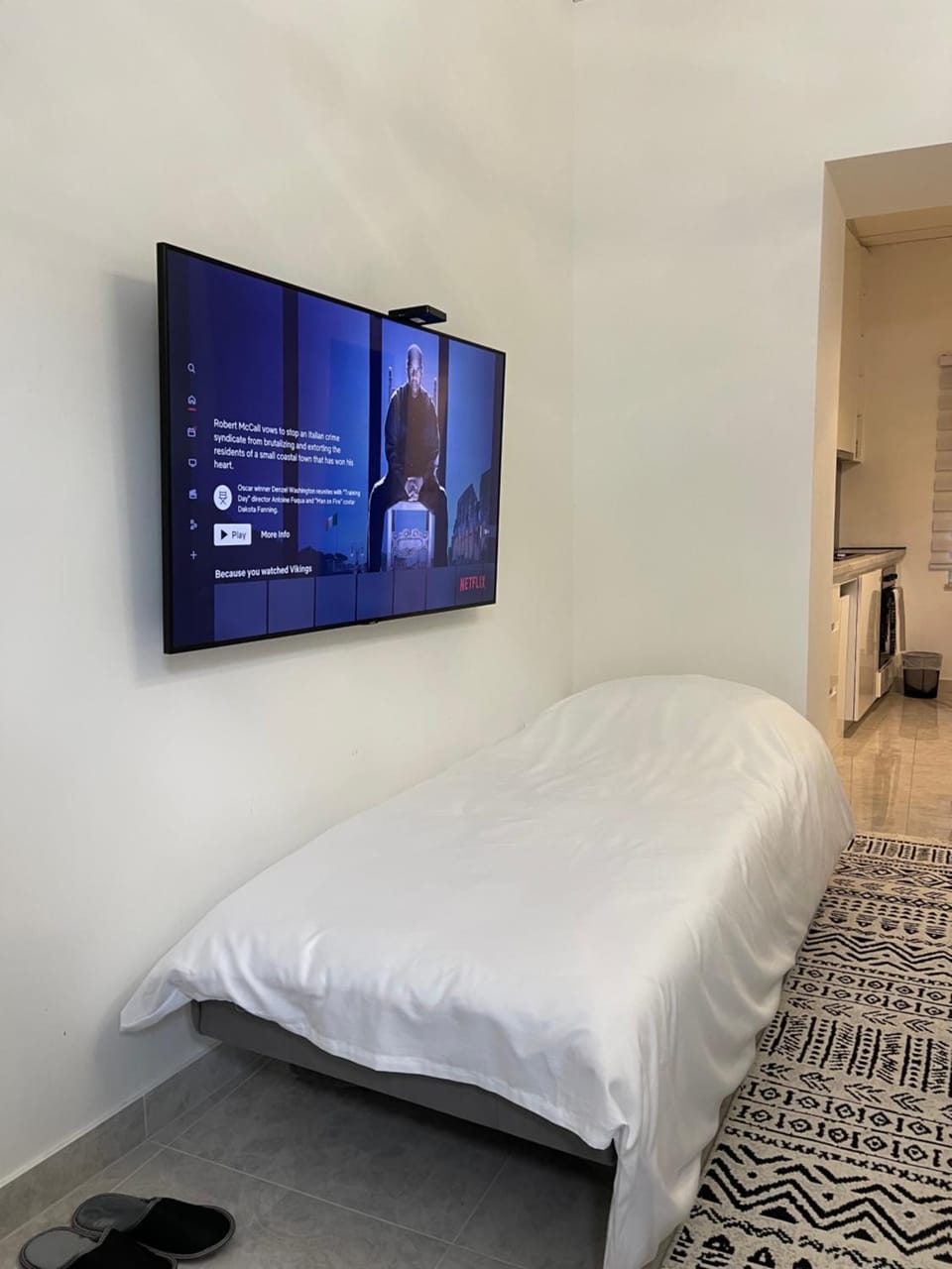 Bed, TV and multimedia