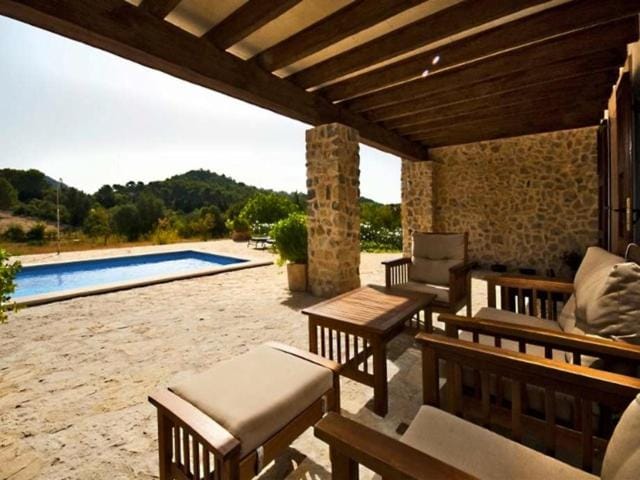 Patio, Mountain view, Pool view, Swimming pool