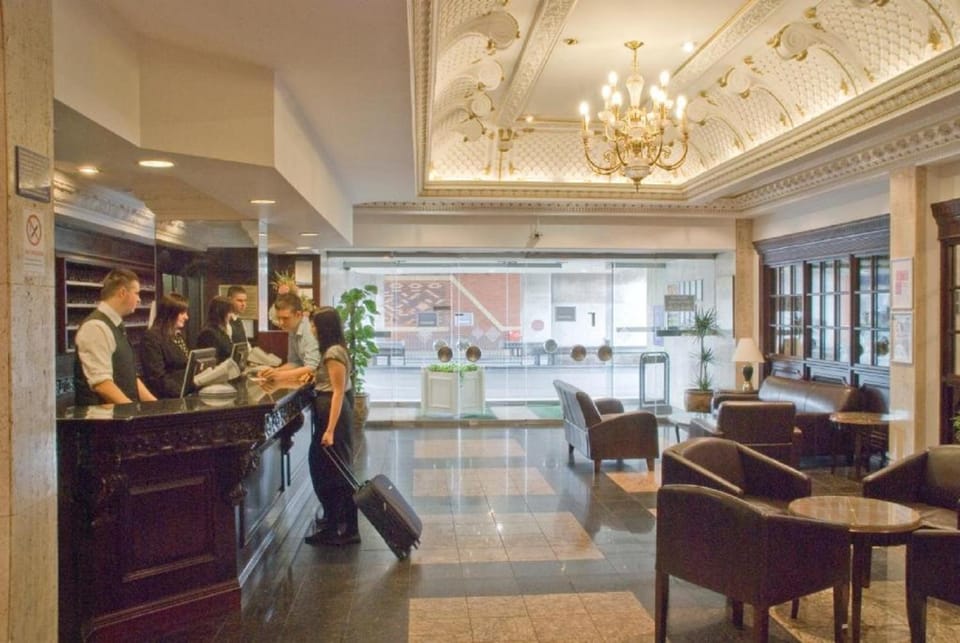 People, Lobby or reception