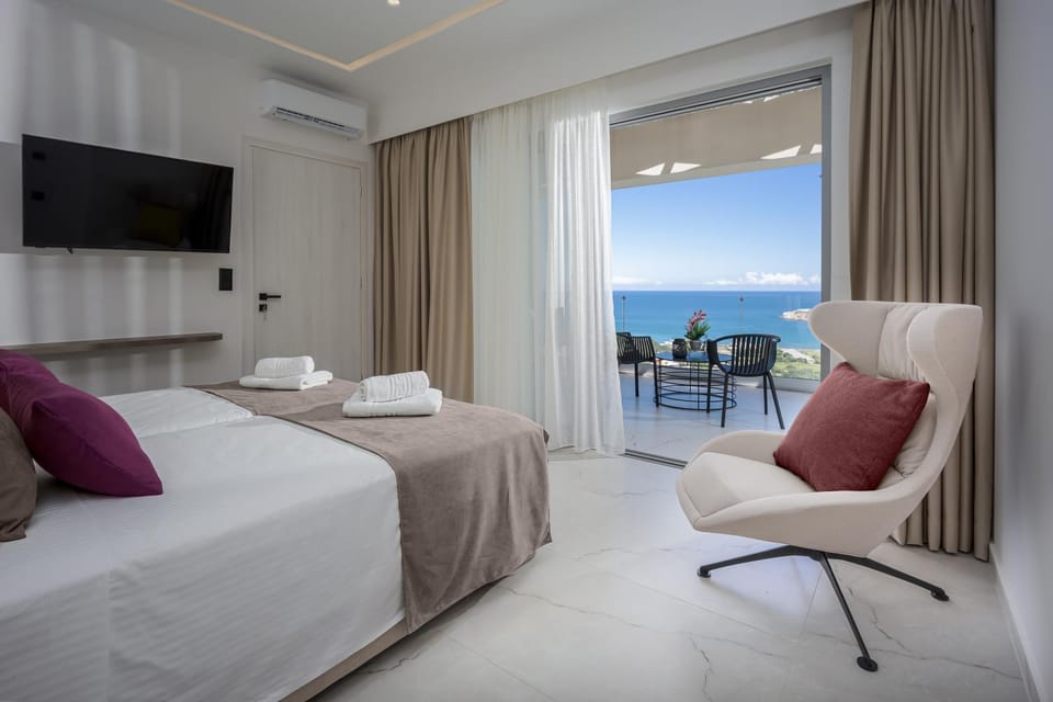 Bedroom, Sea view