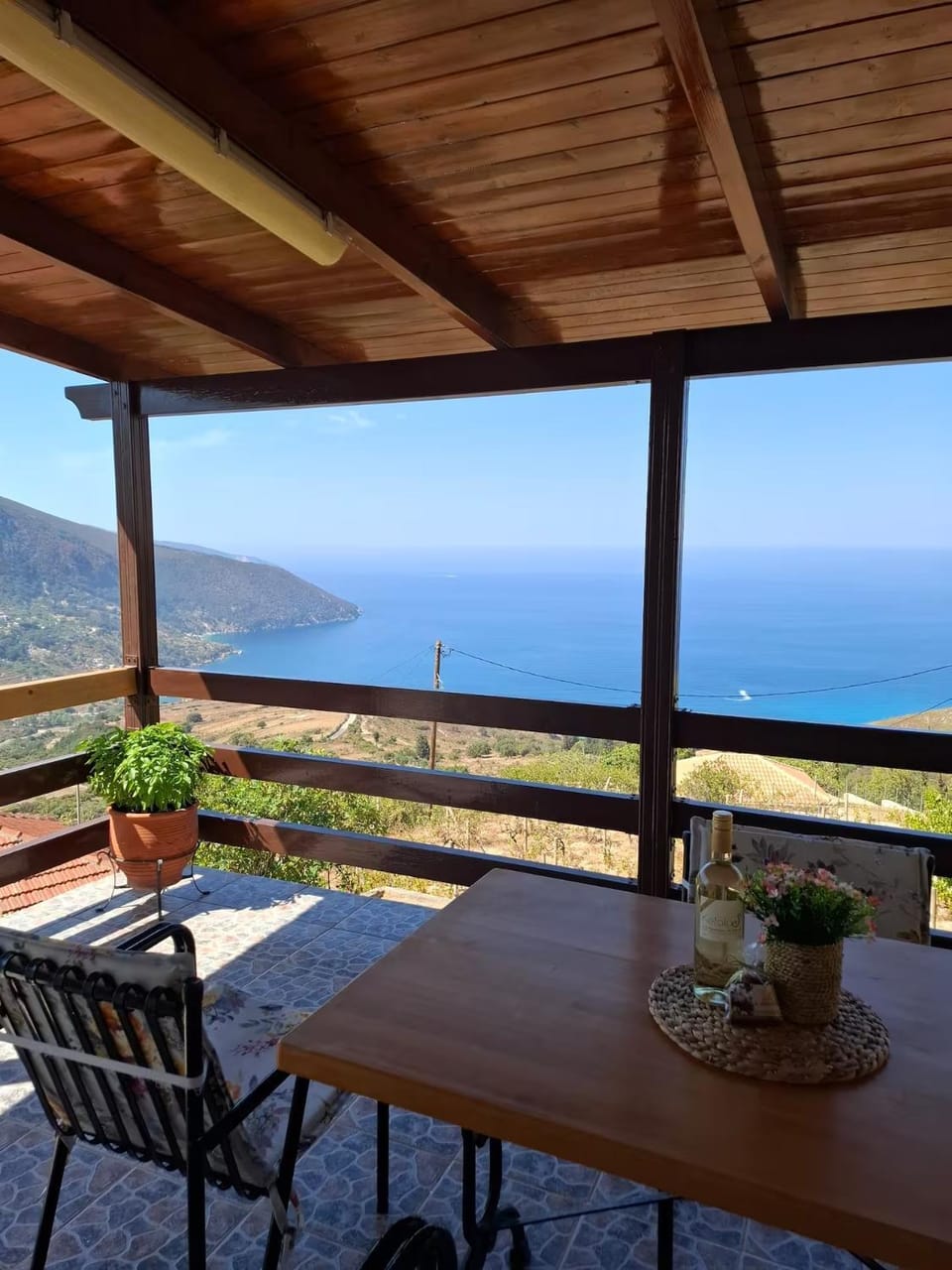 Patio, Day, Natural landscape, Summer, View (from property/room), Balcony/Terrace, Balcony/Terrace, Sea view, Time of day