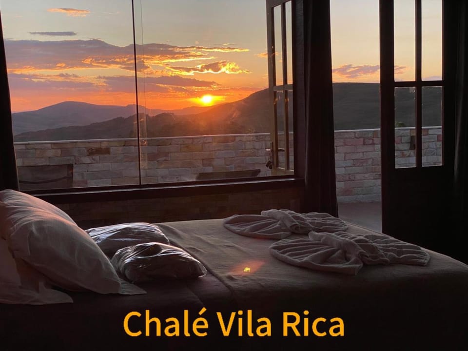 Bed, Natural landscape, Sunset