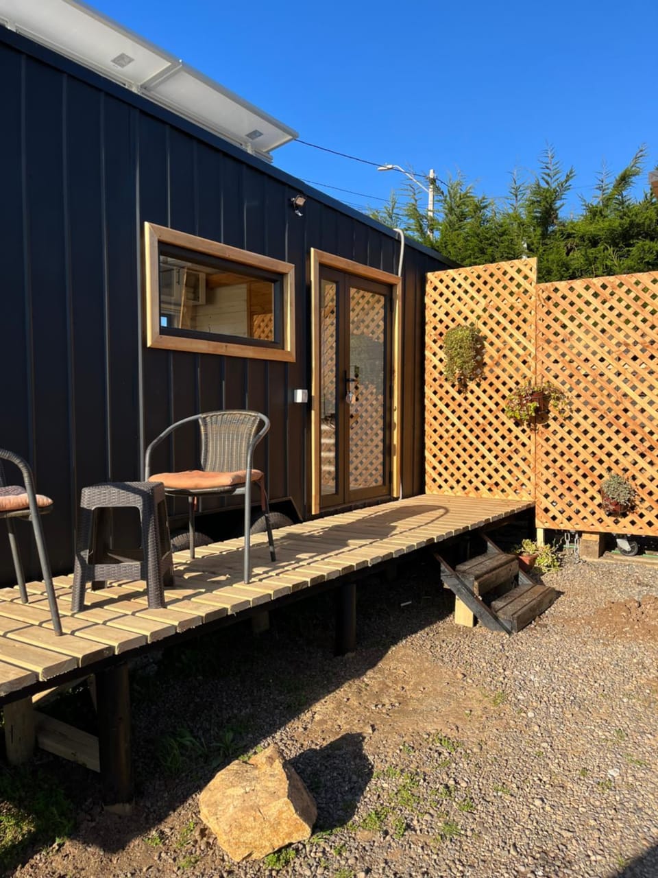 Property building, Patio