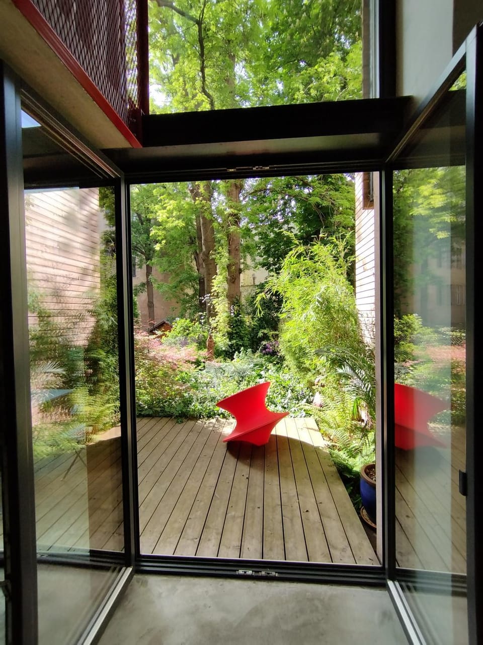 Patio, Spring, Balcony/Terrace, Garden view